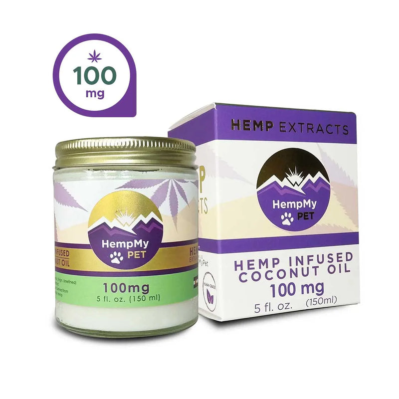 Hemp Infused Organic Coconut Oil - 100mg CBD Full Spectrum (5 fl. oz jar)