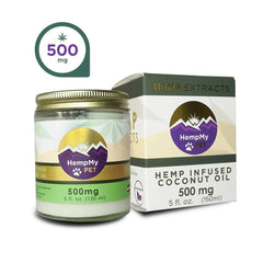 Hemp Infused Organic Coconut Oil - 500mg CBD Full Spectrum (5 fl. oz jar)