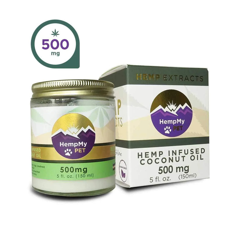 Hemp Infused Organic Coconut Oil - 500mg CBD Full Spectrum (5 fl. oz jar)