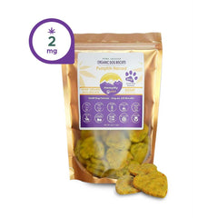 Small Dog Pumpkin Flavored Organic Hemp Dog Treats - 2mg CBD ea