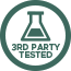 Third-party tested badge