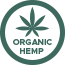 Organic hemp badge
