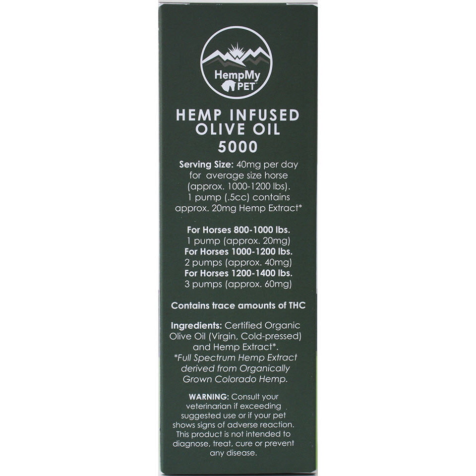 Equine Certified Organic Olive Oil Infused with Organically Grown